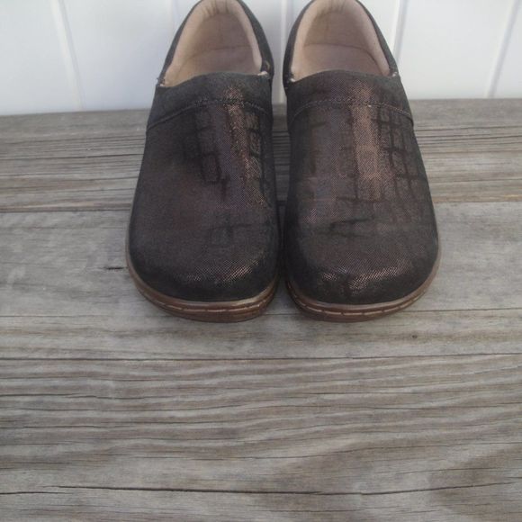 Klogs Clogs Upper Leather Brown Hippie Nurse Shoes Size 8.5 - Picture 3 of 9